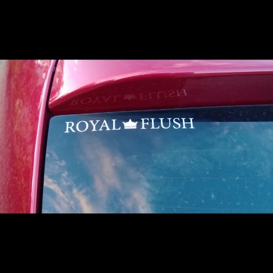 Image of Royal Flush Small Sticker