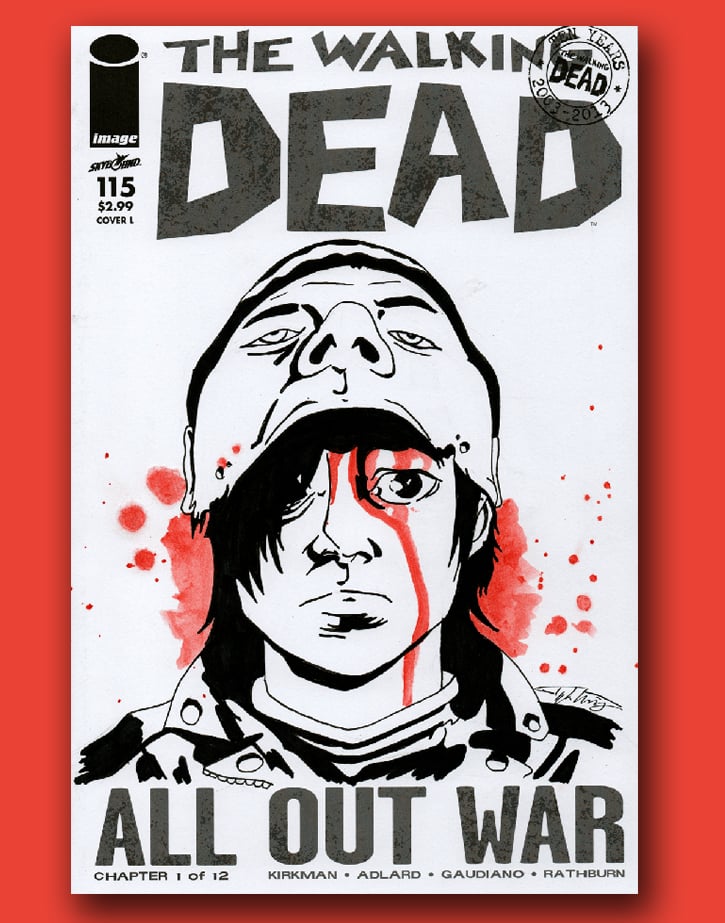 Image of Walking Dead 115 Sketch Cover
