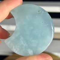 Image 4 of Aquamarine Moon With Stand (36A)