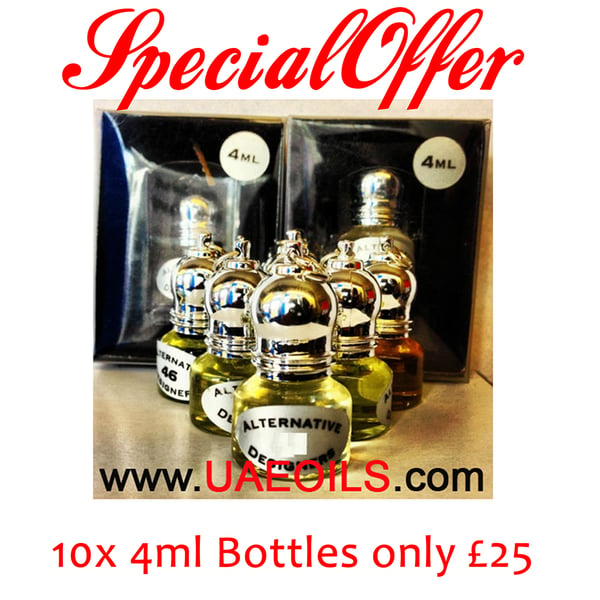 Image of Special offer - 4ml Perfume Oil 10 Pack - 3 range to pick from