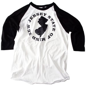 Image of NEW JERSEY STATE OF MIND BASEBALL TEE