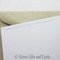 Image 3 of 10 'Owl' Note Cards, 100% Recycled Paper