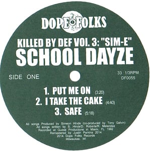 Image of KILLED BY DEF VOL.3: SIM-E (SCHOOL DAYZE/SIM CITY)