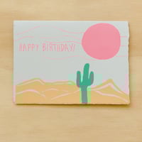 Happy Birthday Desert Greeting Card