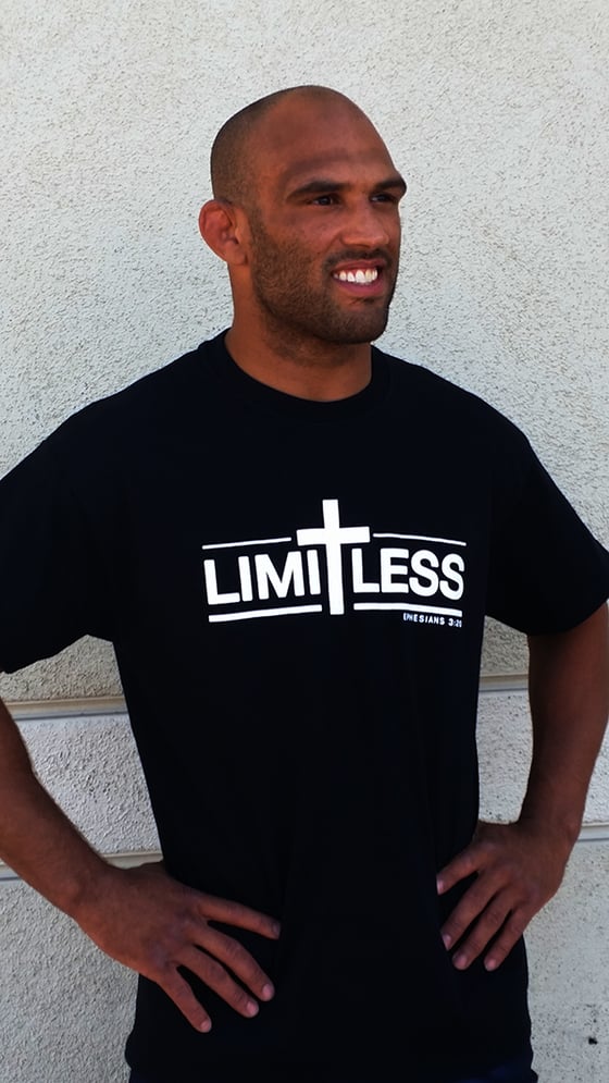Image of Limitless T-shirt (men's black / white logo)