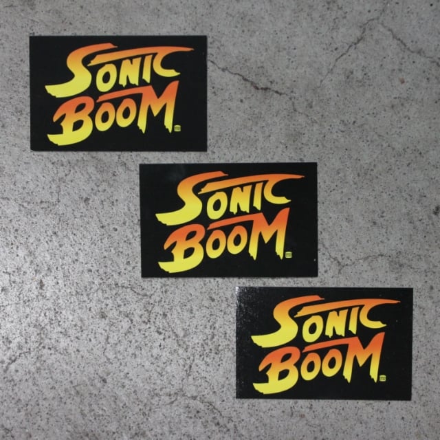 Image of Sonic Boom Sticker 3-Pack