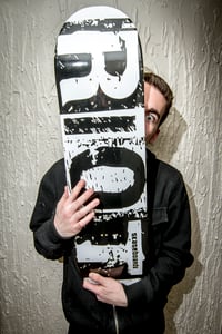 Image of B&W PUNK Deck 8.5" Deep Concave