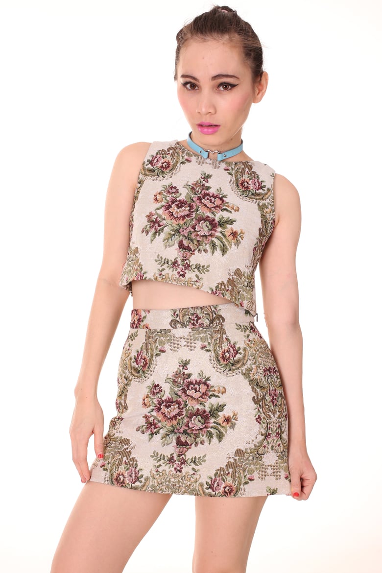 Image of Made To Order - Amelia Floral Tapestry Set