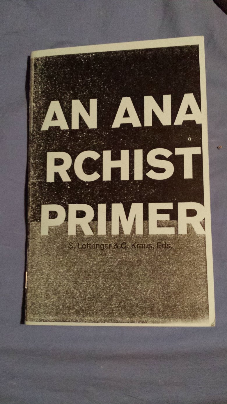 Image of An Anarchist Primer