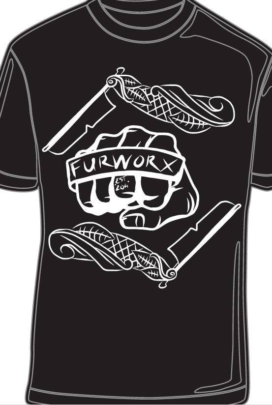 Image of FURWORX *Knock out that shaving* BS shirt (only black is available at this time)