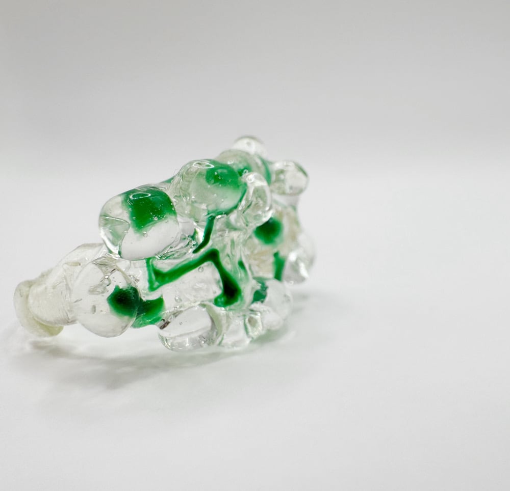 Image of emerald glass ring