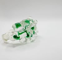 Image 2 of emerald glass ring