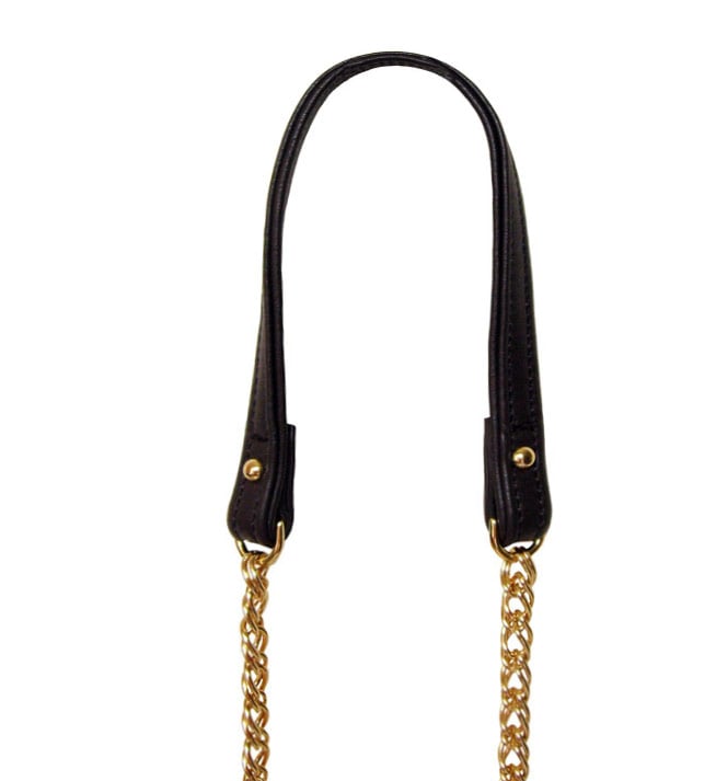 leather bag chain strap