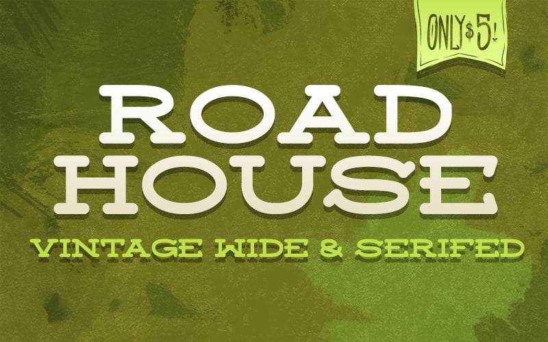 "Roadhouse" Font