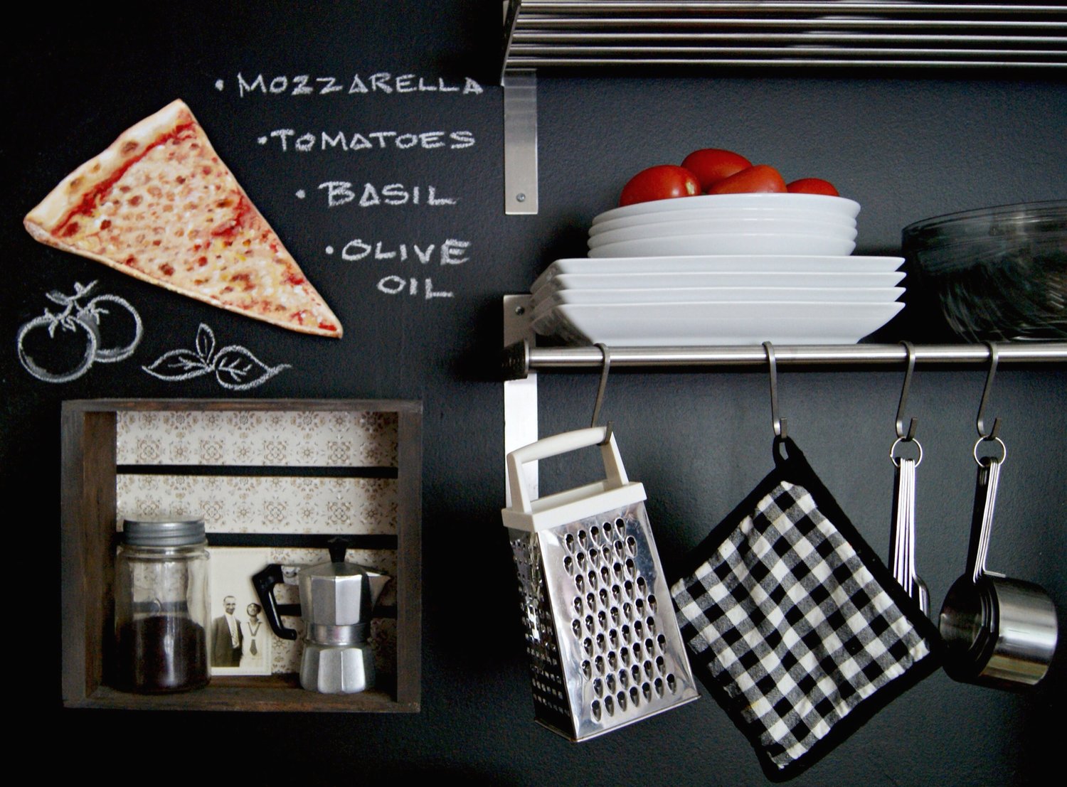 Image of Classic Plain Pizza Slice wood plaque