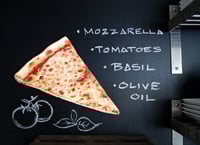 Image 4 of Classic Plain Pizza Slice wood plaque 