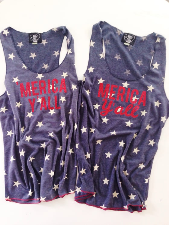 Image of 'Merica Y'all Tank Top PRINT