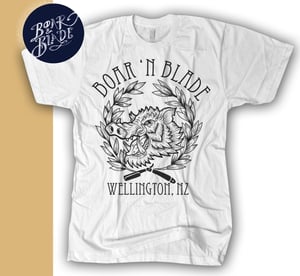 Image of Boar & Blade | White Tee