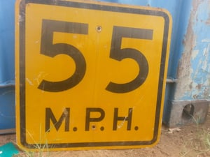 Image of Small Speed Limit Sign