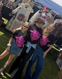 Desert Stampede Co. Pink Tee M