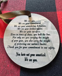 Image 2 of We See You (BP) Ornament