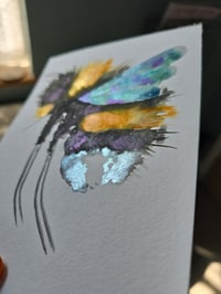 Image 3 of "Dazzling Bumble Bee" Original