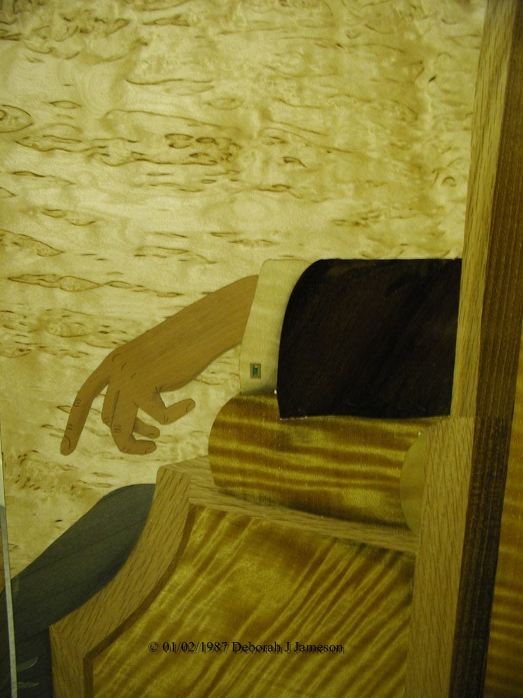 Image of Item No. 138.  Marquetry only for  screen or 138a 