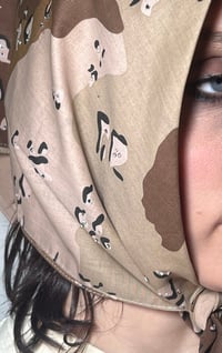 Image 3 of XL Bandana sand Camo 