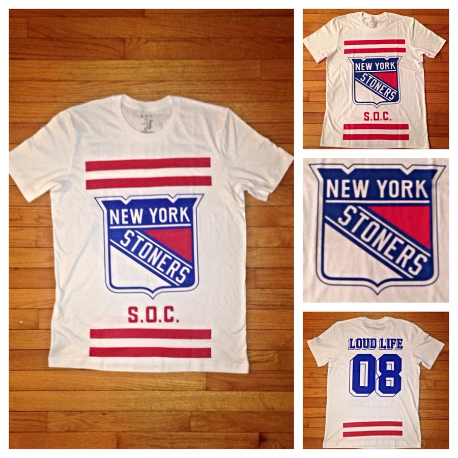 Image of *LIMITED Edition New York Stoners Hockey tee