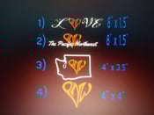 Image of PNW Heart decals