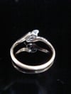EDWARDIAN 18CT PLATINUM DIAMOND 3 STONE RING