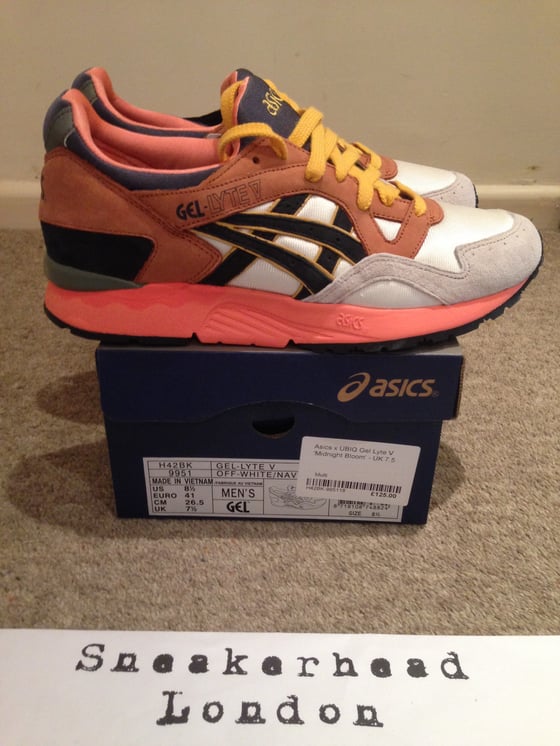 Image of Asics X UBIQ Gel Lyte V 'Midnight Bloom' - UK 7.5