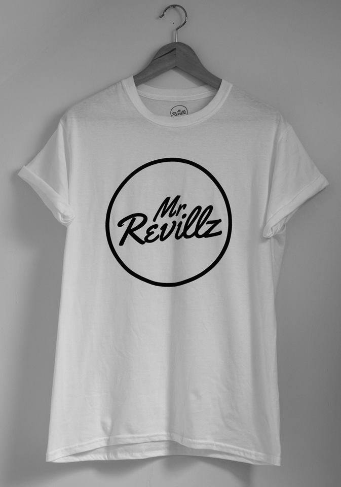 Image of White MrRevillz Logo T-Shirt