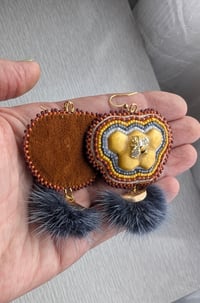 Image 3 of Bumblebee earrings