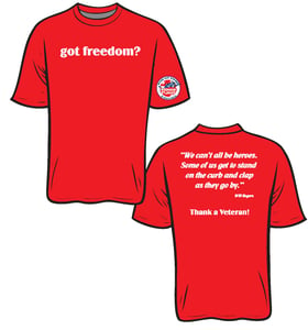 Image of Got Freedom? T-shirts (red)