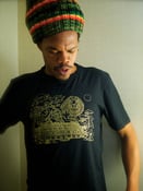 Image of Mens Hemp  T-shirts  - Lion of judah - Gold ink