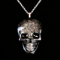 Image 3 of Glitter Resin Skull Pendant *NOW £12*