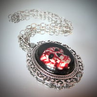 Image 2 of Bloody Skull Pendant *ON SALE WAS £20 NOW £13*