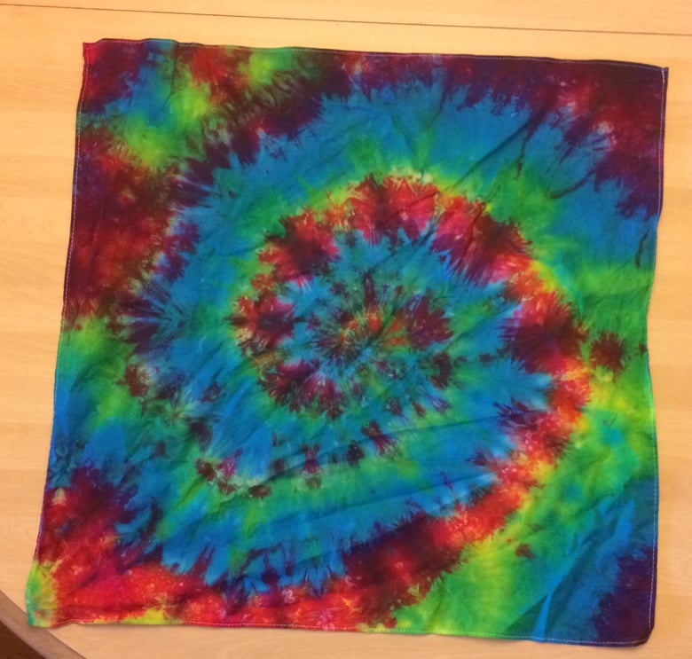 Image of Tie dyed bandana