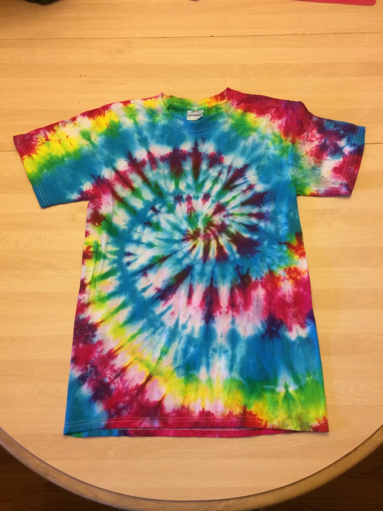 Image of Tie dyed short sleeve t-shirt