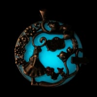 Image 2 of Wonderland Victoriana Glow Bronze Pendant