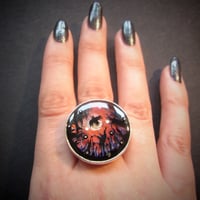 Image 4 of Vampire's Sunset Silver Ring  * ON SALE - Was £15 now £8 *