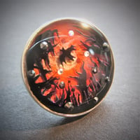 Image 1 of Vampire's Sunset Silver Ring  * ON SALE - Was £15 now £8 *
