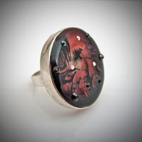 Image 2 of Vampire's Sunset Silver Ring  * ON SALE - Was £15 now £8 *