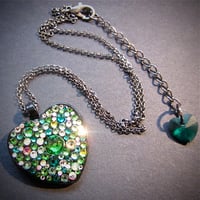 Image 3 of Absinthe Rocks Black Heart Pendant