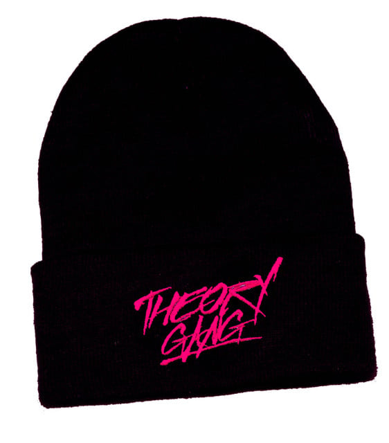 Image of Theory Gang Black & Pink Skully Hat