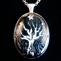 Image 2 of Winter Sparkles Creepy Tree Silver Pendant  * ON SALE - Was £15 now £10 *