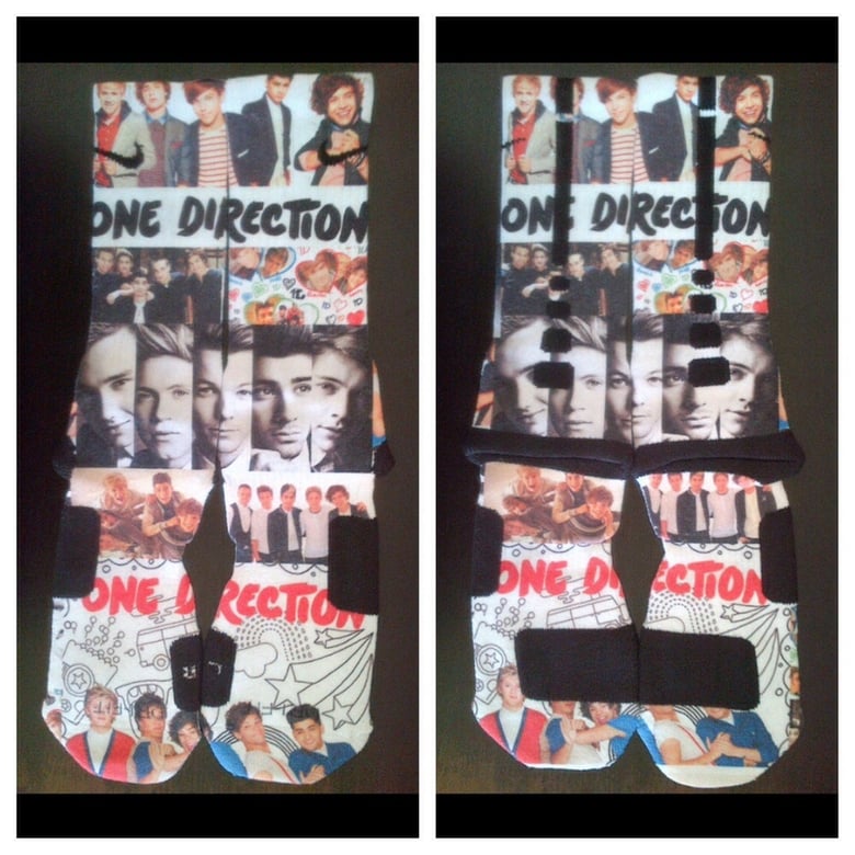 Image of One Direction Custom Nike Elite Socks 