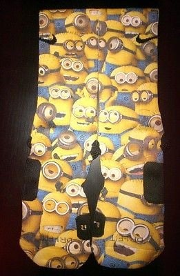 Image of Despicable Me Nike Custom Elite Socks