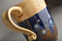 Image 5 of Personalized Mug Made To Order Personalized Stamped Coffee Tea Cocoa Mug by Symmetrical Pottery